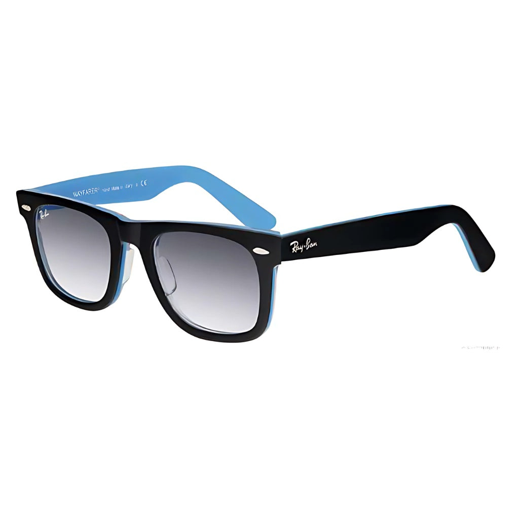 Wayfarer 2140 Rareprint - 1001 - 3F Negro int celeste gris degrade