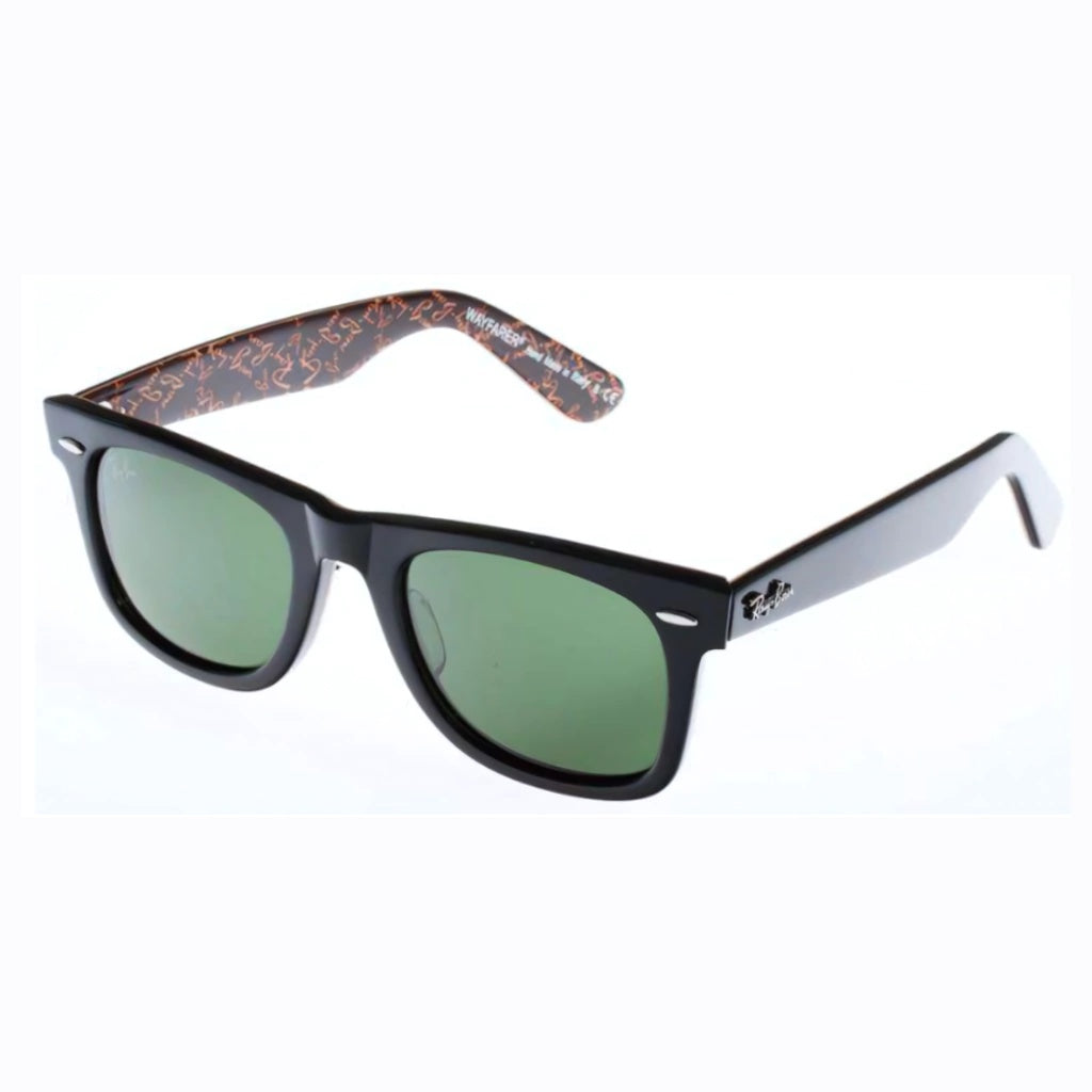 Wayfarer 2140 Rareprint - 1012 Negro int black on textverde