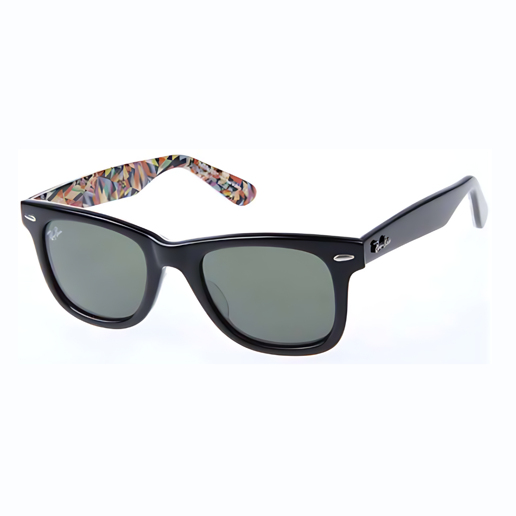 Wayfarer 2140 Rareprint - 1020 Negro int floresverde