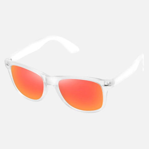 Wayfarer Ice Pop 2140 Espejados - 646 69 Transparente Naranja Espejado